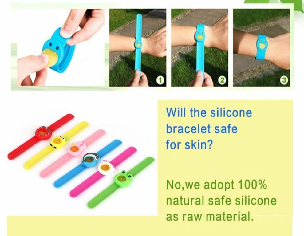 All Natural Silicone Mosquito Repellent Bracelet With Refill Pallets ...